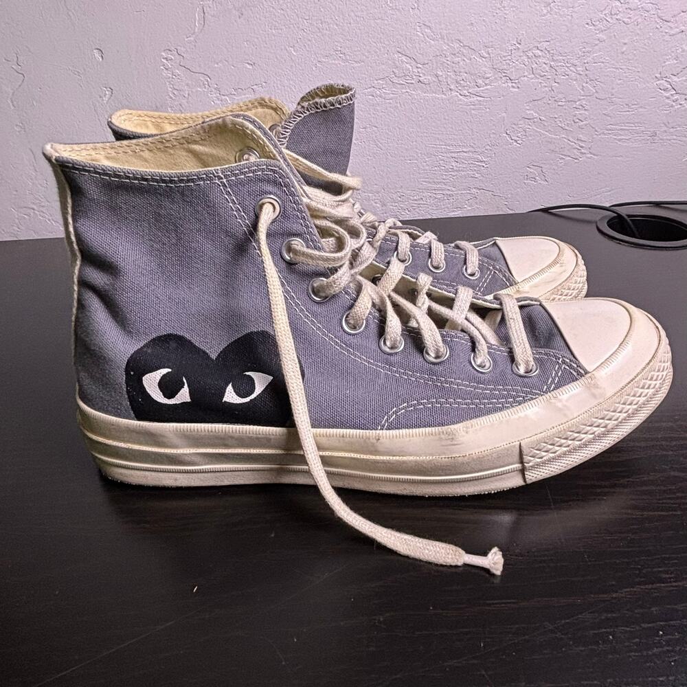 Comme Des Garçon designer CDG play heart converse Collab men’s size 8 women’s 10
